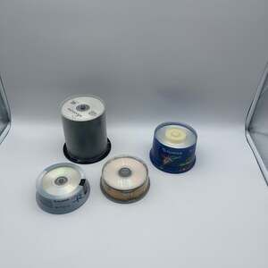 Mixed Lot of Blank Recordable Media: FujiFilm CD-R/DVD-R, Sony DVD-R, and Imatio